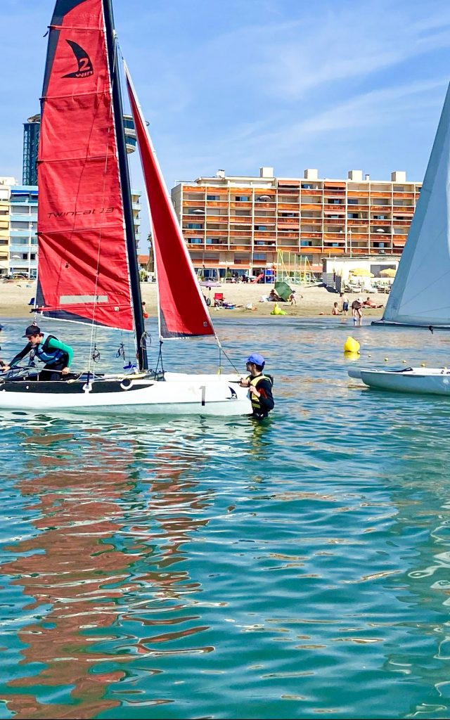 Voile Dans L'eau 2020 © Ot Palavas Les Flots