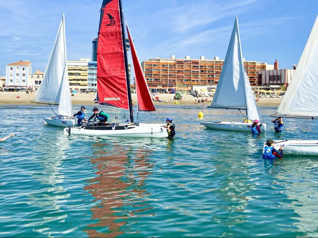 Voile Dans L'eau 2020 © Ot Palavas Les Flots