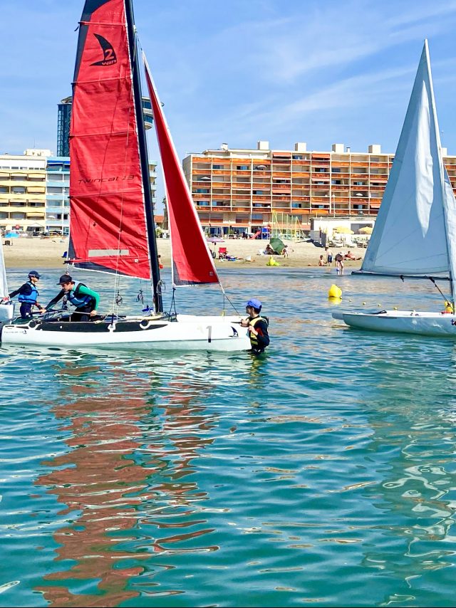 Voile Dans L'eau 2020 © Ot Palavas Les Flots