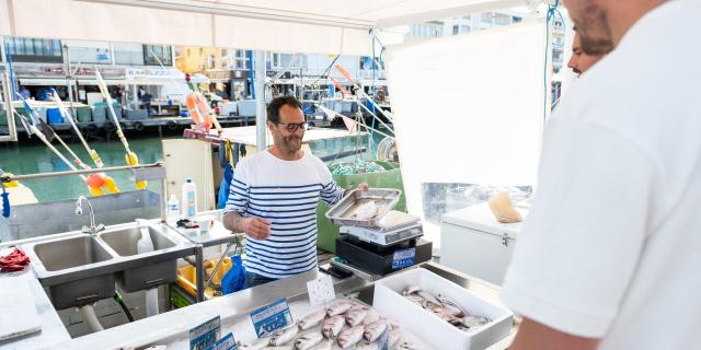 Vente de poisson frais à Palavas-les-Flots : pêcheurs 2023