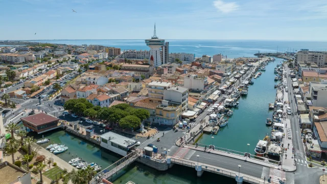 Vue panoramique de Palavas-les-Flots | © Drone Ops