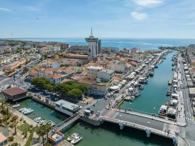 Vue panoramique de Palavas-les-Flots | © Drone Ops