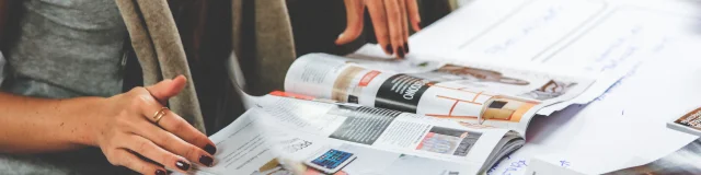 Woman S Hands With Magazine 1