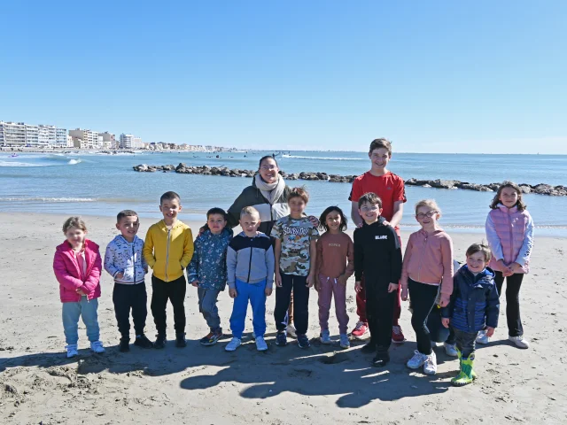 Groupe Enfants Plage Palavas 310324 @OT Palavas